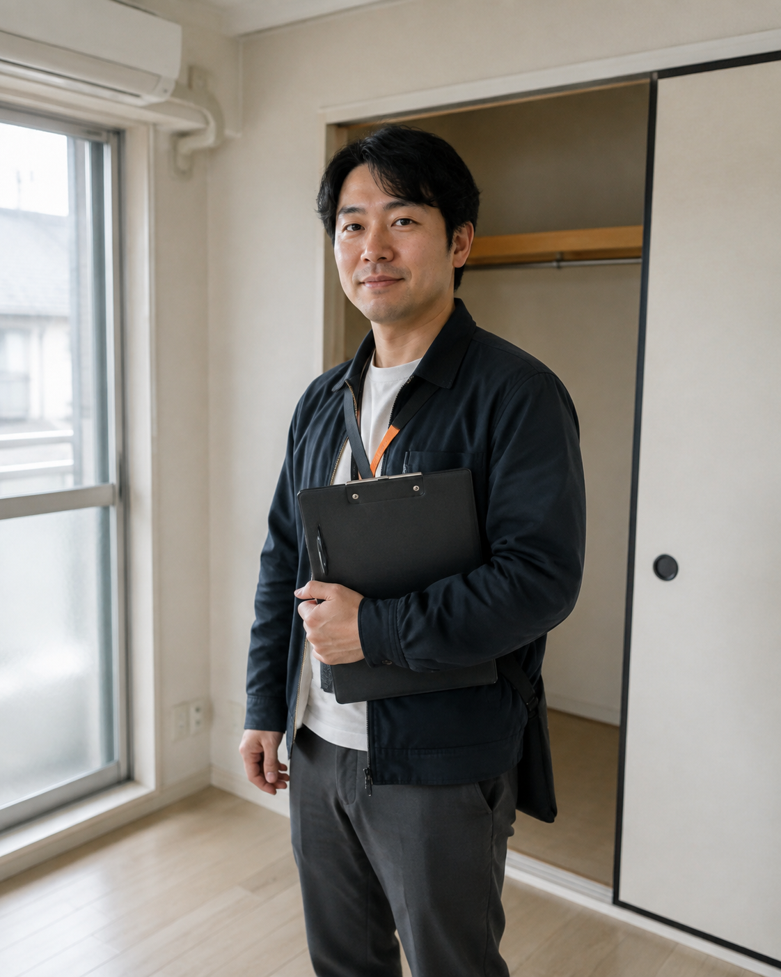退去立会いを支援する担当者のイメージ画像